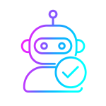 AI-driven automation and customer-support agents Icon